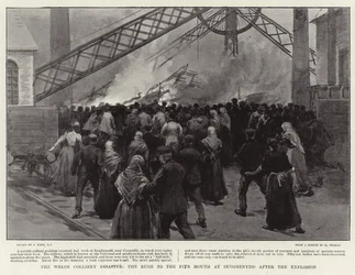 Den walesiska Colliery-katastrofen, Rush to the Pit